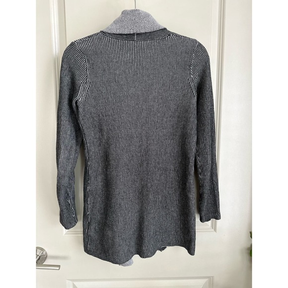 Margaret O’Leary Waffle Knit Gray Cardigan Jacket Sz. XS - Picture 4 of 7